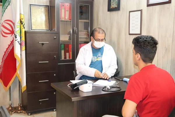 ویزیت بیماران کمپ ترک اعتیاد ازگل